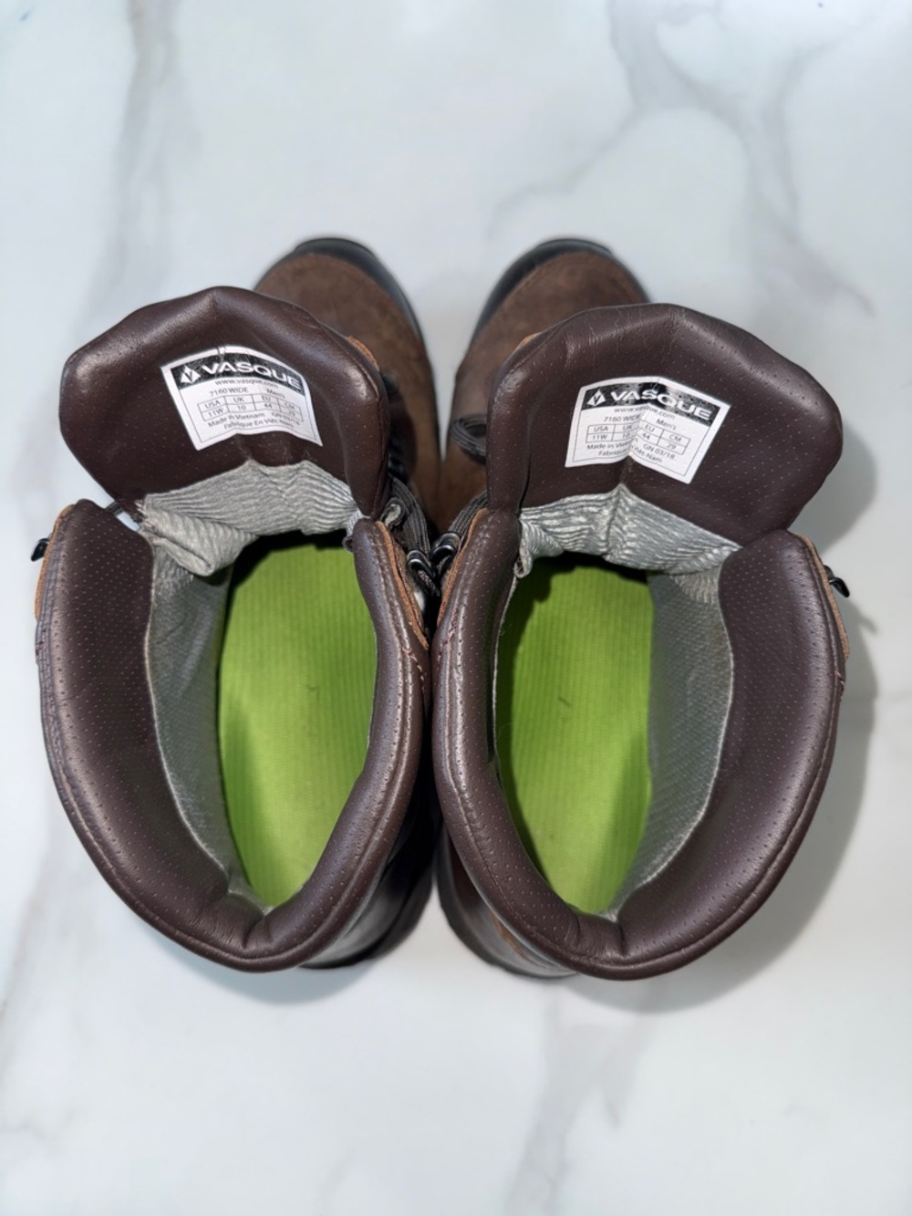 Vasque Kids Brown Leather Trail Boots - Picture 4 of 8